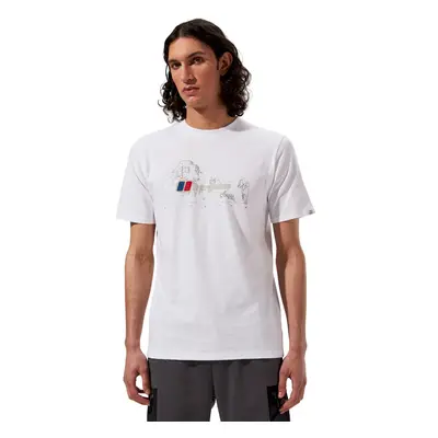 (XL, Pure White) Berghaus Mens MTN Width Short Sleeve Crew Neck T-Shirt Tee Top