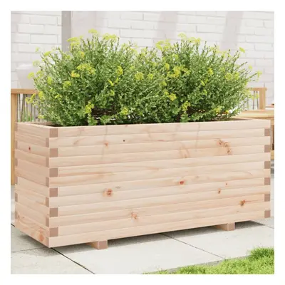 vidaXL Garden Planter 110x40x49.5 cm Solid Wood Pine