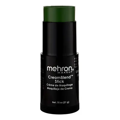 Mehron Makeup CreamBlend Stick (0.75 Ounce) (GREEN)