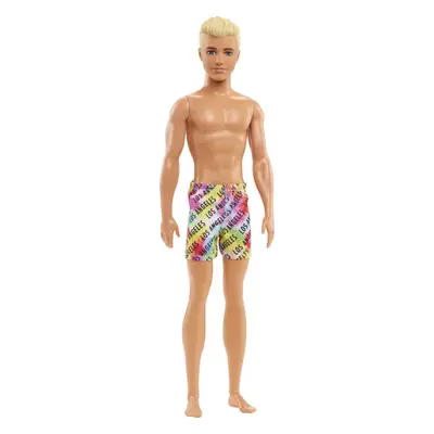 Barbie Ken Beach Doll with Blond Hair Dressed in Colorful Los Angeles