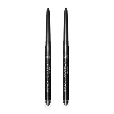 Revlon colorstay Eye Liner Twin Pack, Black Brown, Ounce