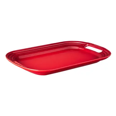 Le Creuset Stoneware Oval Serving Platter Cerise