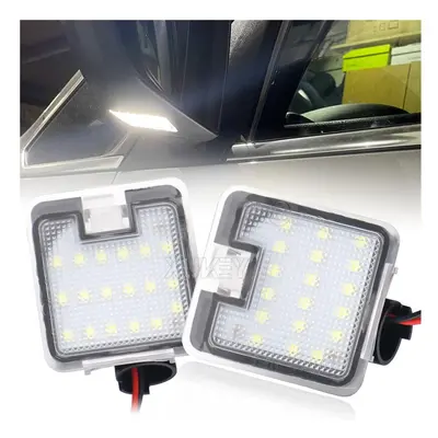 2X LED Under Side Mirror Puddle Light For Ford Focus MK3 Escape Kuga MK1