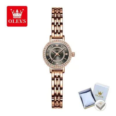 (black) Olevs With Gift Box Fashion Quartz Watch Waterproof Ladies Watch