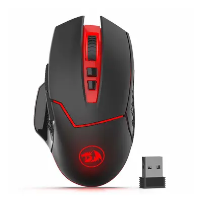 (black) Redragon M690-1 2.4Ghz Wireless Gaming Mouse with DPI Shifting Side Buttons DPI Ergonomi