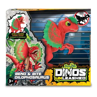 Dinos Unleashed Bend & Bite Dilophosaurus