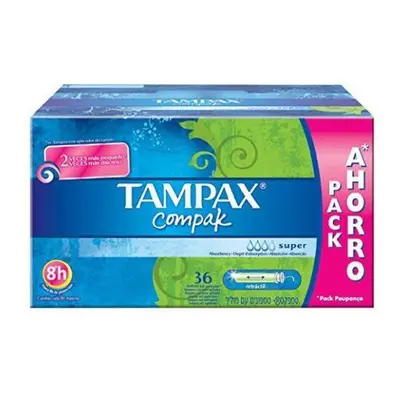 Tampax Compak TampÃ³n Super U