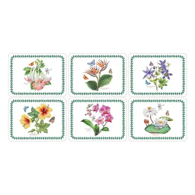 Pimpernel 30.5 x cm Medium Exotic Botanic Garden Placemats, Set of 6, Multi-Colour