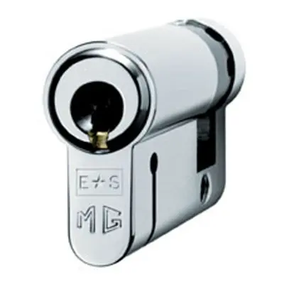 41mm Euro Single Cylinder Lock Keyed to Differ Pin Polished Chrome Door