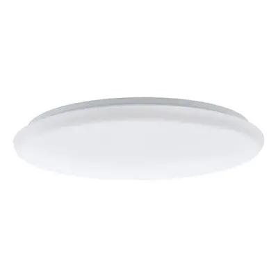 Flush Ceiling Light Colour White Shade White Plastic Bulb LED 40W Included