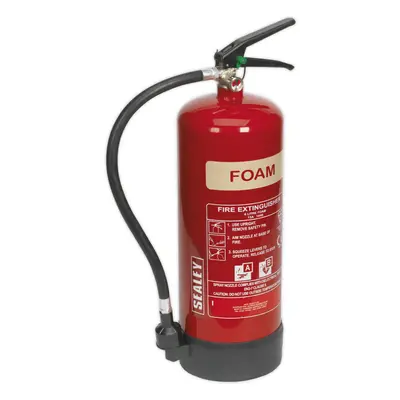 6L Foam Fire Extinguisher - Aqueous Film-Forming Foam - Refillable - Class A & B