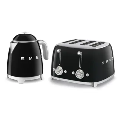 Smeg 50's Style Retro Range Breakfast Set, 0.8L 1400W Mini Kettle and Multi-Functional Control 4