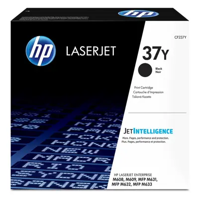 HP 37Y Extra High Yield Black Original LaserJet Toner Cartridge