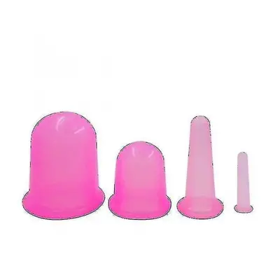 Silicone Vacuum Cupping Cans For Face Massager Massage Ventosa Suction Cup Facial Massage Cans J