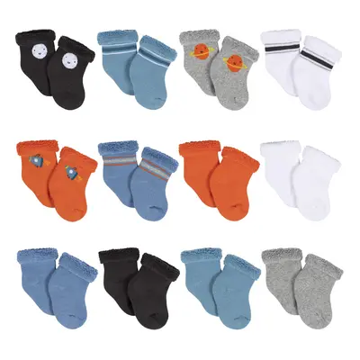 gerber Unisex Baby 12-Pair Sock Bundle Space Months