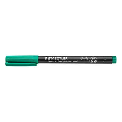 Staedtler Lumocolor Universal Pen Fine Felt Tip Permanent Marker 06mm green