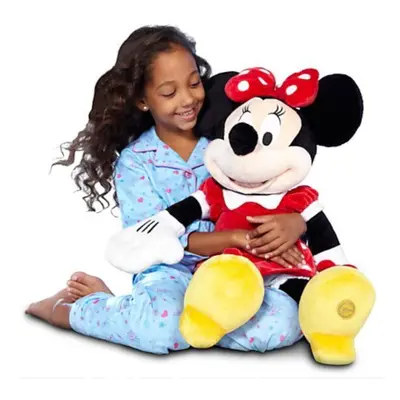 Disney Store Red Minnie Mouse 25"" Large Plush New with Tag