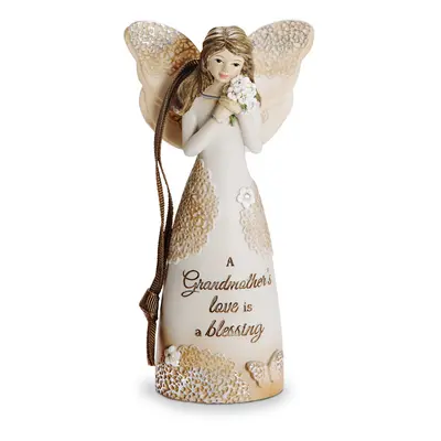 Pavilion Gift Company Grandmother Angel Figurine with Ribbon for