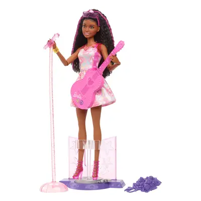 Barbie 65th Anniversary Doll & Accessories Pop Star Set with Brune