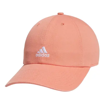 adidas Women's Saturday Relaxed Fit Adjustable Hat Semi Coral Fusion