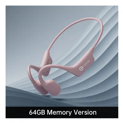 (64GB Pink) Sanag A30S AirRun Wireless Bluetooth 5.3 Earphone Open Ear Air Conduction