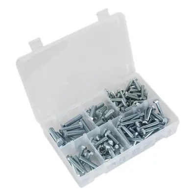 144 Pc Setscrew Assortment - 1/4" to 3/8" UNF Thread - Partitioned Storage Box