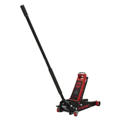 Twin Piston Hydraulic Trolley Jack - 3000kg Capacity - 533mm Max Height - Red