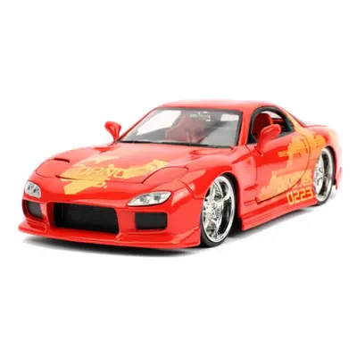 Jada Orange Julius\' Mazda RX-7 \Fast & Furious\" Movie 1/24 Diecast Model Car by Jada"