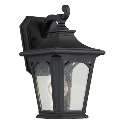 Outdoor IP44 Wall Light Sconce Mystic Black LED E27 60W Bulb External d02153