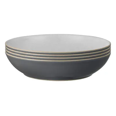 416040044 Elements Fossil Grey Pc Pasta Bowl Set, 1050ml