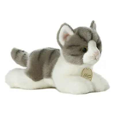 Aurora? Adorable Miyoni? Grey Tabby Cat Stuffed Animal - Lifelike Detail - Cherished Companionsh