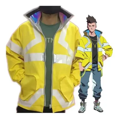 (l) Cyberpunk David Cosplay Costume Luminous Jacket