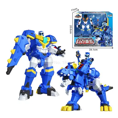 (With Box 8625) Mini Force Super Dino Power Transformation Robot Toys Action Figures MiniForce X