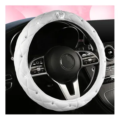 (Color 13) Motocovers Car Steering Wheel Cover Universal Anti-Slip Suede Car Steering