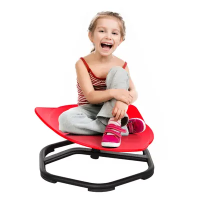 AIYAPLAY Sensory Spinning Chair for Kids, for Balance, Coordination, Red