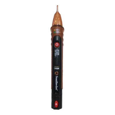 Southwire 40126N NCV NonContact Voltage Dual Range Pen Type Detector with Flashlight 24600V AC