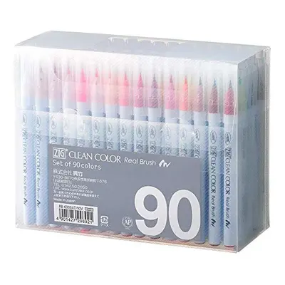 Kuretake Zig Clean Color Real Brush Colors Set, AP-Certified, Flexible Brush Tip, Professional Q