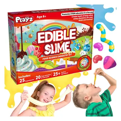 Playz Edible Slime Candy Making Science Kit for Kids Ages Years O