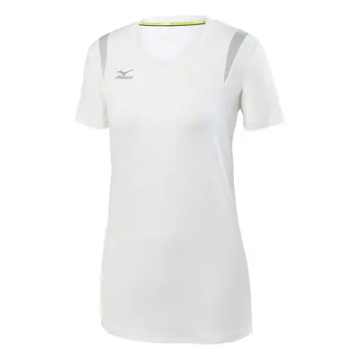 Mizuno Balboa 5.0 Short Sleeve Volleyball Jersey Womens XX-Small Whi