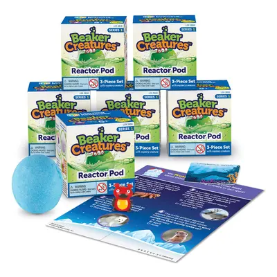 Learning Resources Beaker Creatures Reactor Pods,6 Pack, Ages 5+,Serie