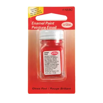 HOBBY PAINT 1/4OZ RED (Pack of 6)