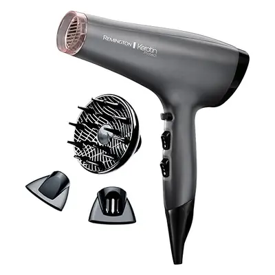 Remington Keratin Protect Hair Dryer (Infused with Keratin and Almond Oil for Smooth, Healthy Lo