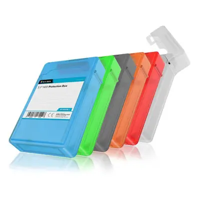 ICY BOX IB-AC602b-6 Pouch case Plastic Blue, Green, Grey, Orange,...