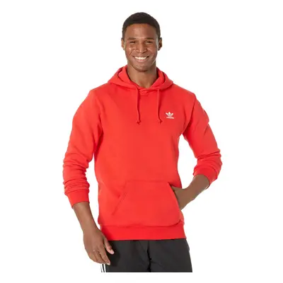 adidas Originals Men's Adicolor Essentials Trefoil Hoodie Vivid Red