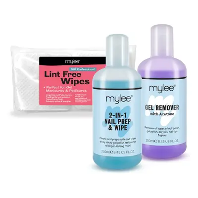 Salon Manicure Kit Which Includes Nail Prep & Wipe Polish Remover & Nail Wipes UV LED Kit Packag