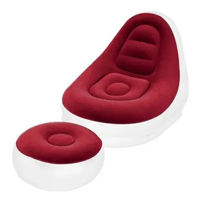 (red) Fashion Product Set Inflatable Sofa Wear Resistant Lunch Break Lounge Couch Set