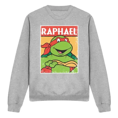 (XXL, Sport Heather) Teenage Mutant Ninja Turtles Unisex Adult Raphael Sweatshirt