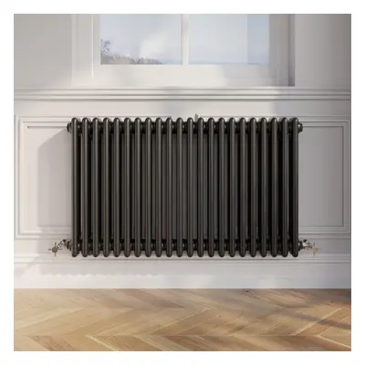 Traditional Colosseum Horizontal Triple Bar Column Radiator 600x1010mm Black