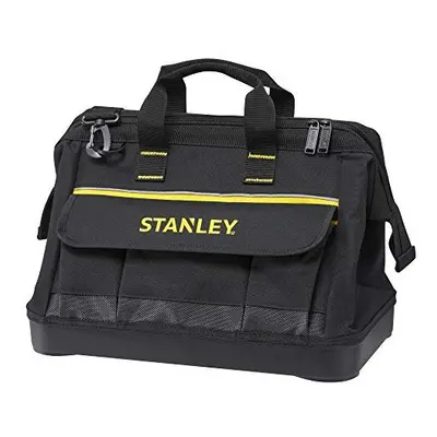 STANLEY Denier Open Mouth Tote Tool Bag, Multi-Pocket Storage Organiser for Tools and Small Part