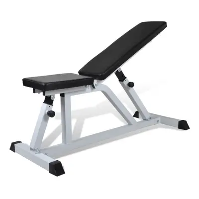 vidaXL Fitness Workout Bench Exercise Gym Equipment Weightlifting Machine Rack